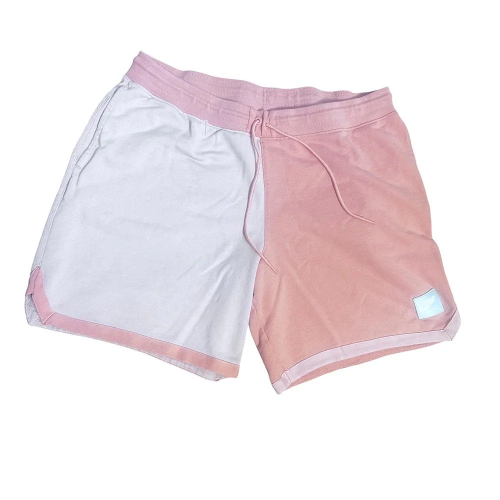 Nike Jordan Jumpman Fleece Shorts Mens 3XL Peach Colorblock Sweat shorts